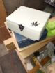 Treehouse Box Deluxe - Custom built Medical Canibus storage box. Keep everything in order and in one place. Comes with grinder, airtight container and ready roll tubes (2).
